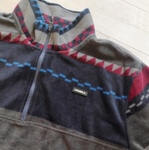 O'Neill NEW Carson Quarter Zip SuperFleece Jacket - Picture 8 of 12